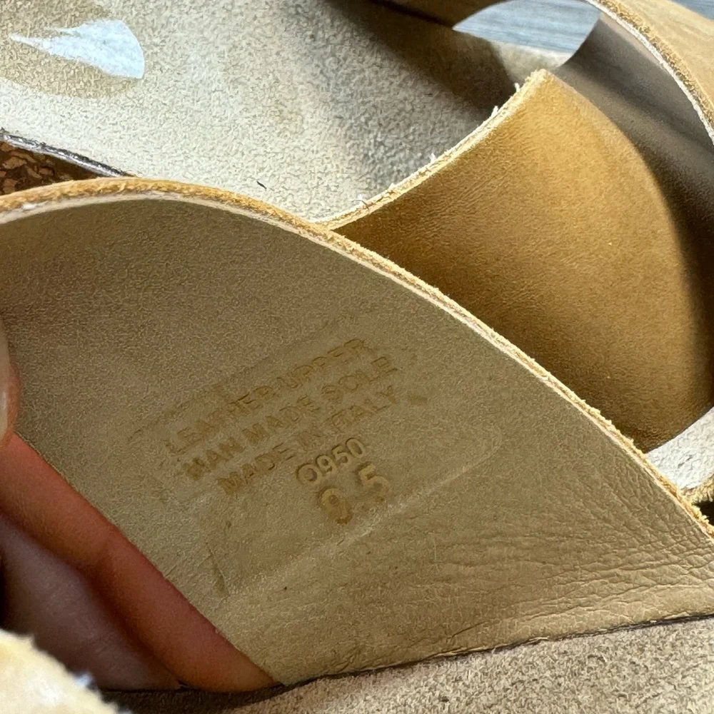 A. Giannetti wedges sandals woman’s size 9.5 (d29)
